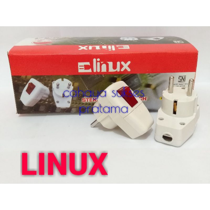 Saklar/Steker Arde Switch Lampu Linux &amp; Kingsun