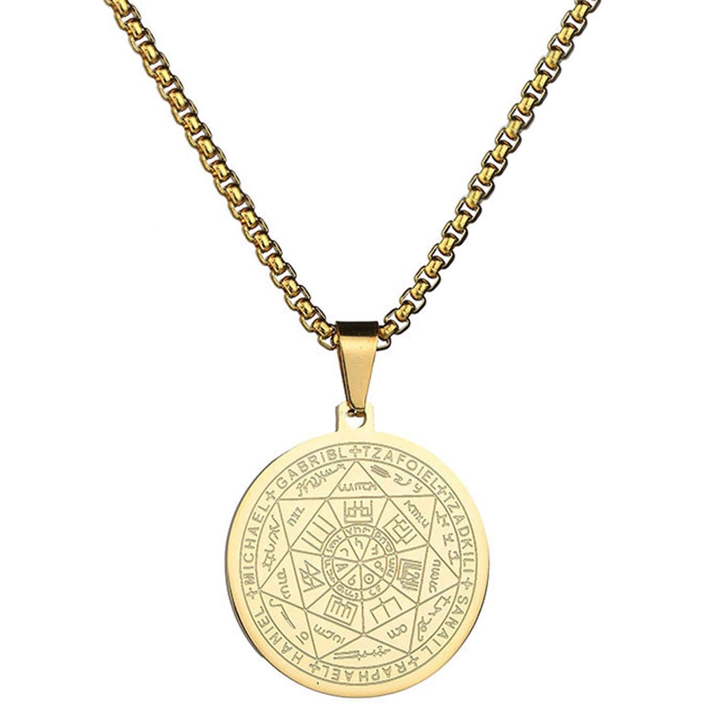 Hu Hu Hu Hu Hu Alat Bantu Pasang Kacamata♡ Kalung Rantai Dengan Liontin Bulat Motif Malaikat Unik Untuk Wanita