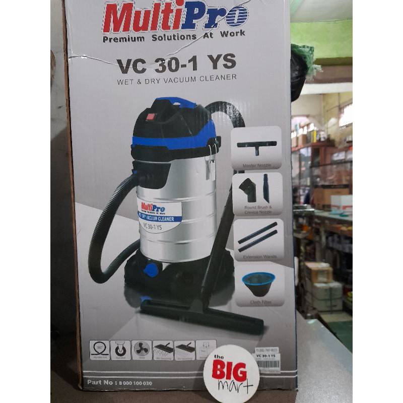 multipro vacuum cleaner VC 30-1 RL