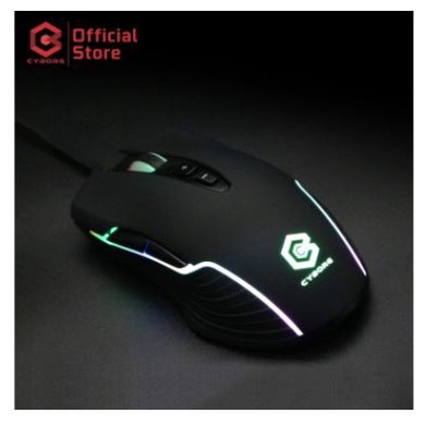 Mouse gaming cyborg wired usb 2.0 optical 4000dpi 60ips 20g 6d 1Khz rgb macro traga f2 f-2