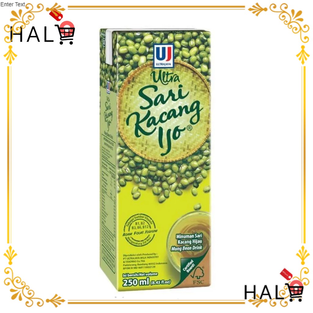 

ULTRA SARI KACANG IJO 250 ML