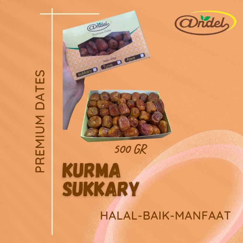 

Kurma Sukari 500gr, sukari andel, sukari premium