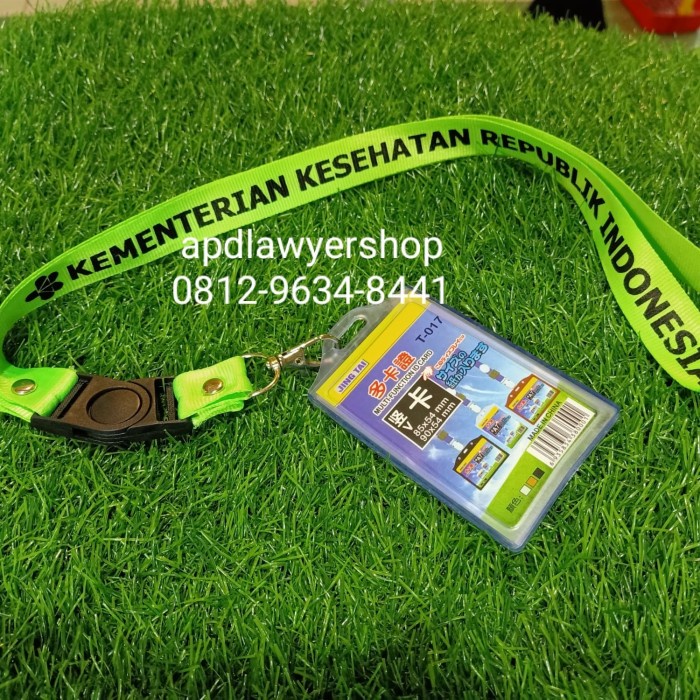 

Hadir Name Tag Id Card Tempat Kartu Plus Tali Kementerian Kesehatan P2P Sale!!!