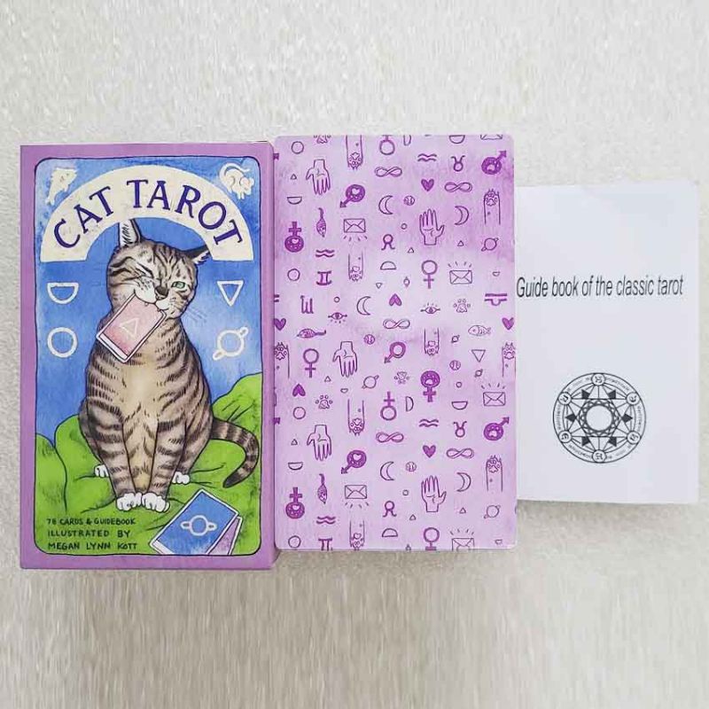 Cat Tarot 12x7cm include guide paper