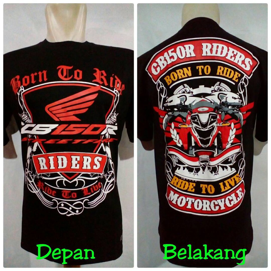 kaos cb150r kaos cb streetfire kaos bikers kaos motor