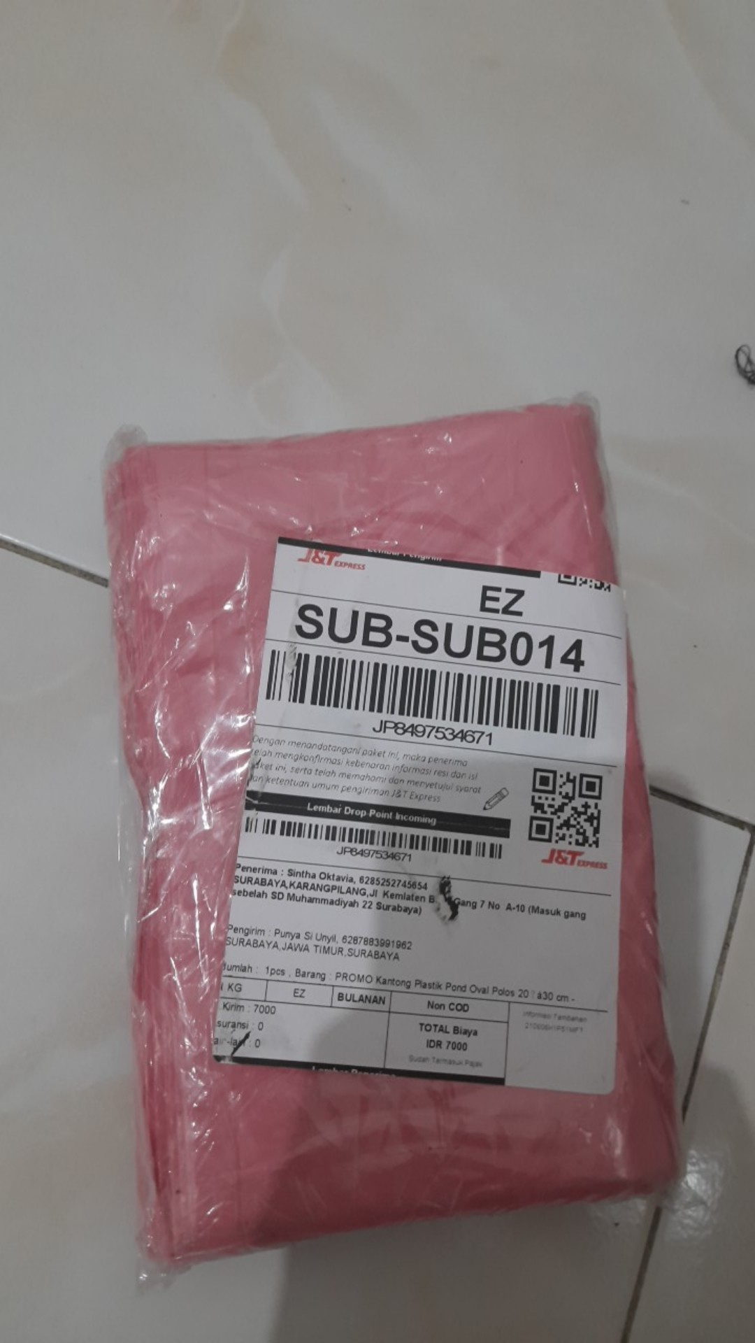 Promo Kantong Plastik Pond Oval Polos 20×30 Cm - Hd Plong - Plastik Packing Online Shop