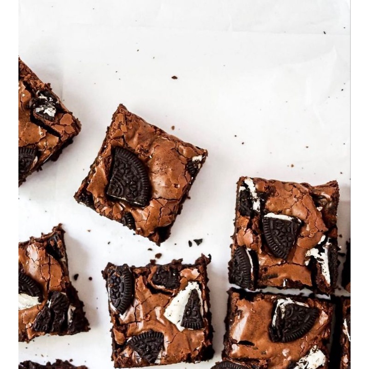 FUDGY BROWNIES CRUNCHY Toping Mix uk. 20x20 by naq brownie.