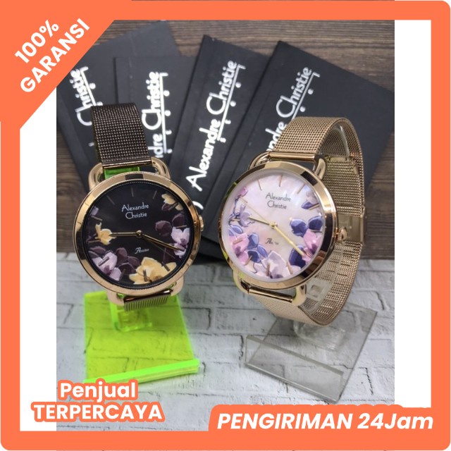Alexandre christie 2852LH Original jam Tangan Wanita fashion Garansi resmi