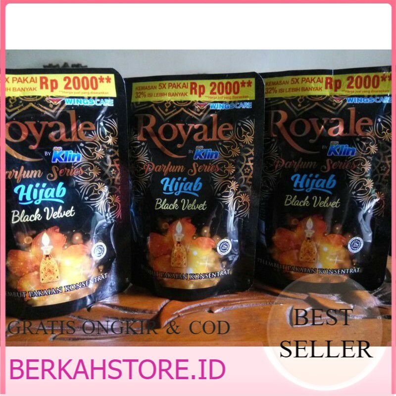 ROYALE PEWANGI SOFTERNER POUCH 58 ML / PEWANGI PAKAIAN ROYALE ORIGINAL