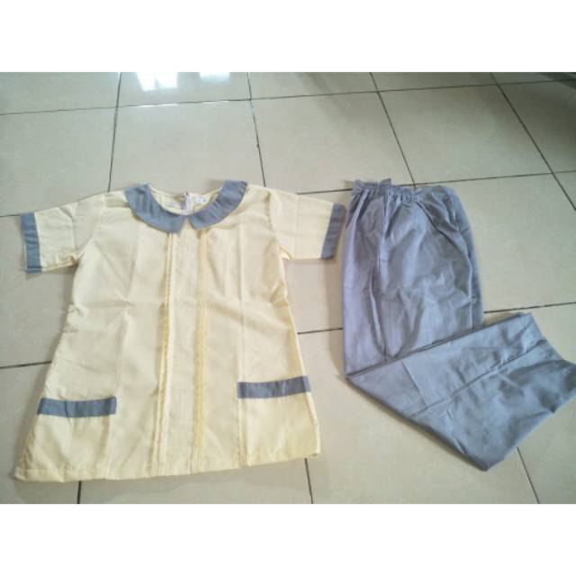 Baju suster celana panjang KERAH .