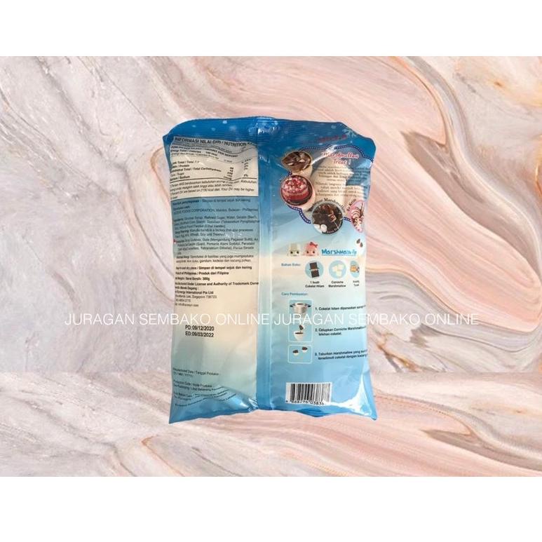 

[PROMO BYI55] CORNICHE Marshmallow Mega Snow White 300 g HALAL BESAR / CORNICHE MARSHMALLOW BESAR Model Baru