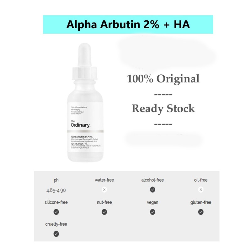 The Ordinary Alpha Arbutin 2% + HA 30ml