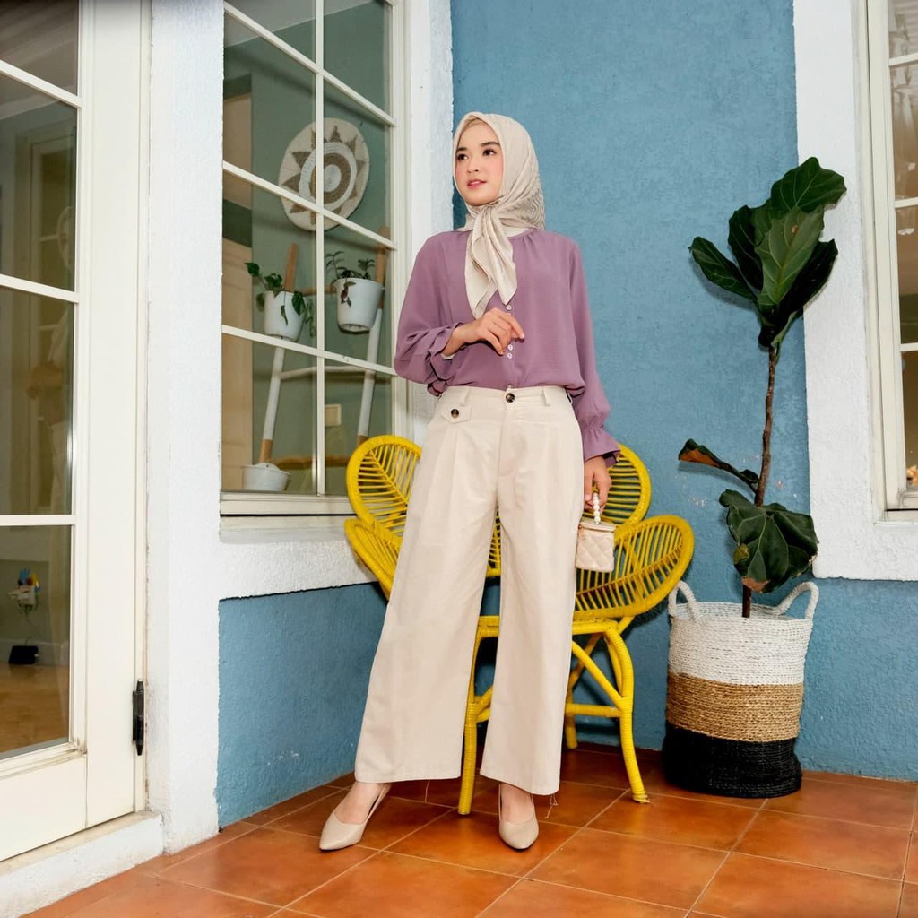 AOZORA PANTS / CELANA WANITA / LINEN