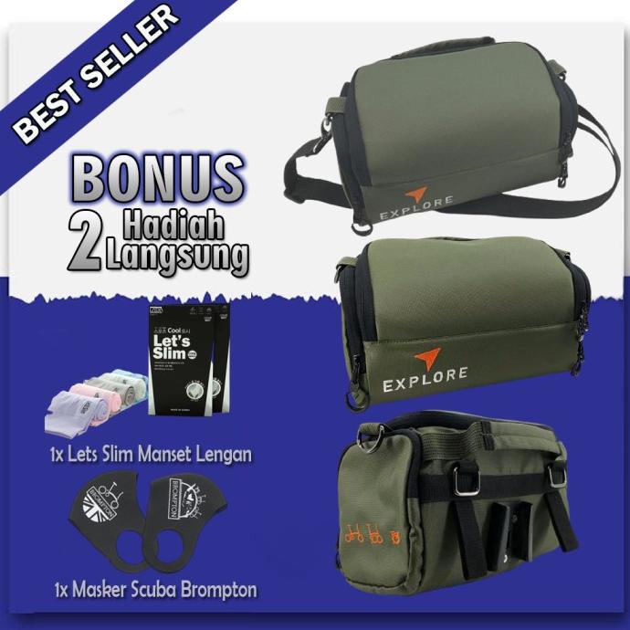 Tas Brompton Explore Seli Front Block Carrier Adapter