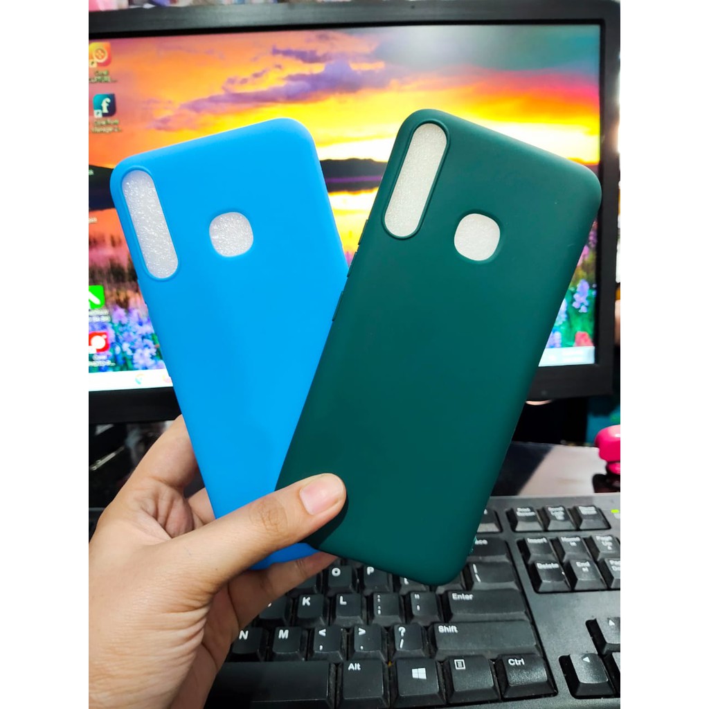 TPU MACARON Infinix Hot 8 6.52 Inchi Softcase Silicon Candy Anti Noda No Logo Full Cover