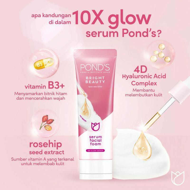 Jual Ponds Facial Foam Bright Beauty ~ Original 100% | Shopee Indonesia