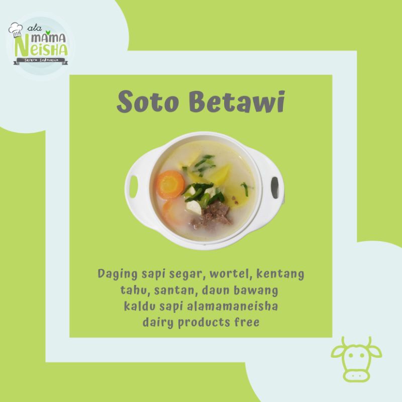 

Soto Betawi (Baby and Toddler Catering) - Katering Anak Sehat MPASI