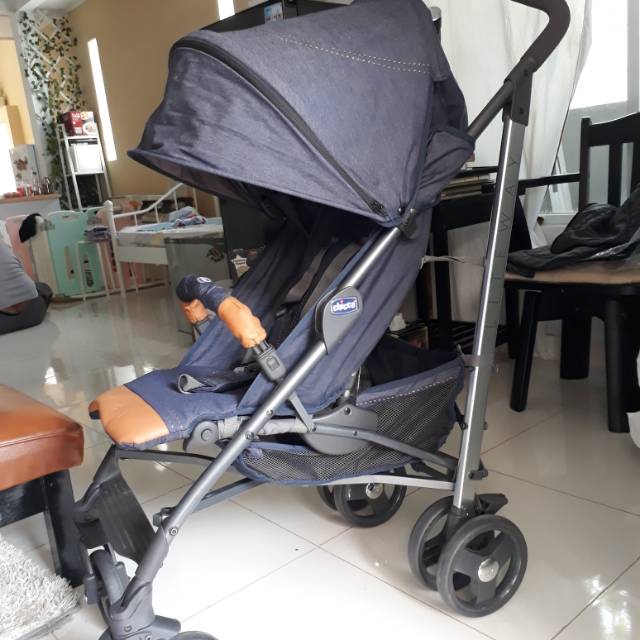 CHICCO LITEWAY STROLLER WARNA DENIM STROLLER BAYI KERETA DORONG BAYI