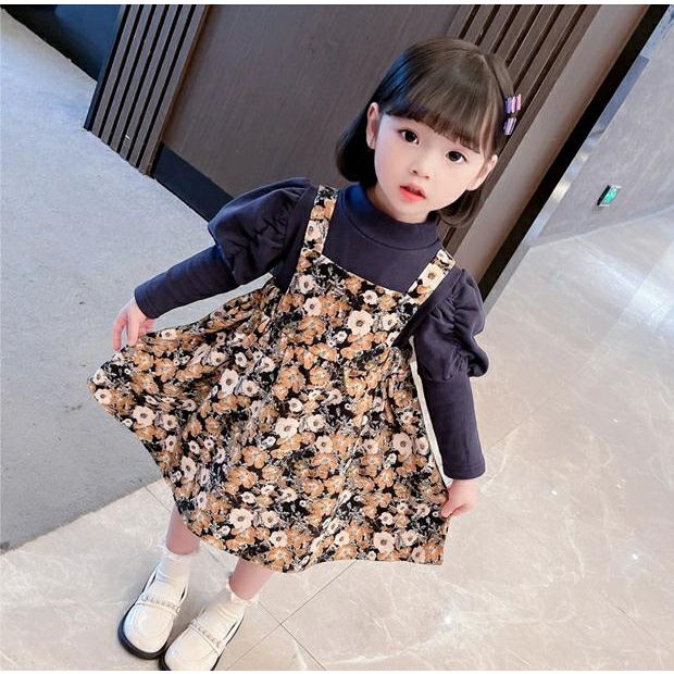 D - 853 Dress CHARLOTTE / Dress anak import / Dress anak bayi lucu / Baju anak impor / Dress baby import /  Dress Anak Perempuan Motif Bunga / Baju Anak Perempuan Lucu / Dress anak 2 tahun-3
