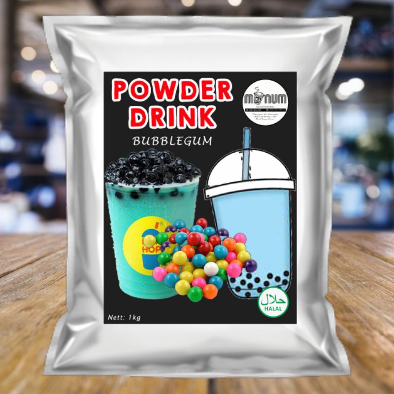 

Bubuk Minuman Rasa Bubblegum / Bubuk Minuman Rasa Permen 1kg / Bubuk Bubble Drink