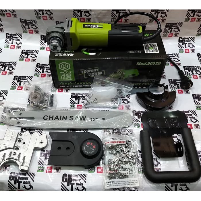 Mesin Gerinda Tangan Paket Chainsaw Mini