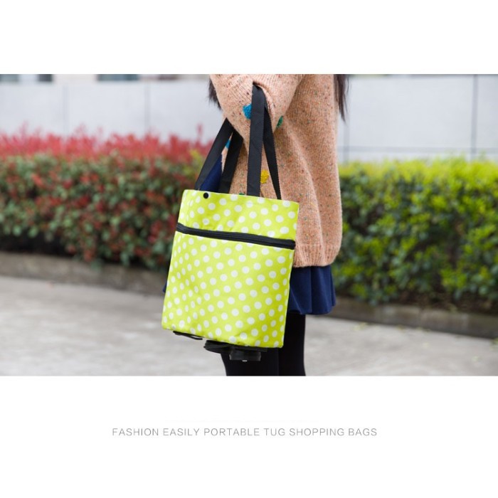 Tas Belanja Roda Serbaguna Shopping Trolley Foldable Trolley