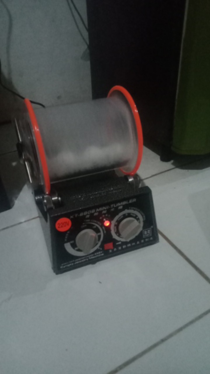Mesin Sangling / Mesin Molen / Mesin Mini Tumbler Kyngty Kt 6808 / Mesin Pencuci Perhiasan