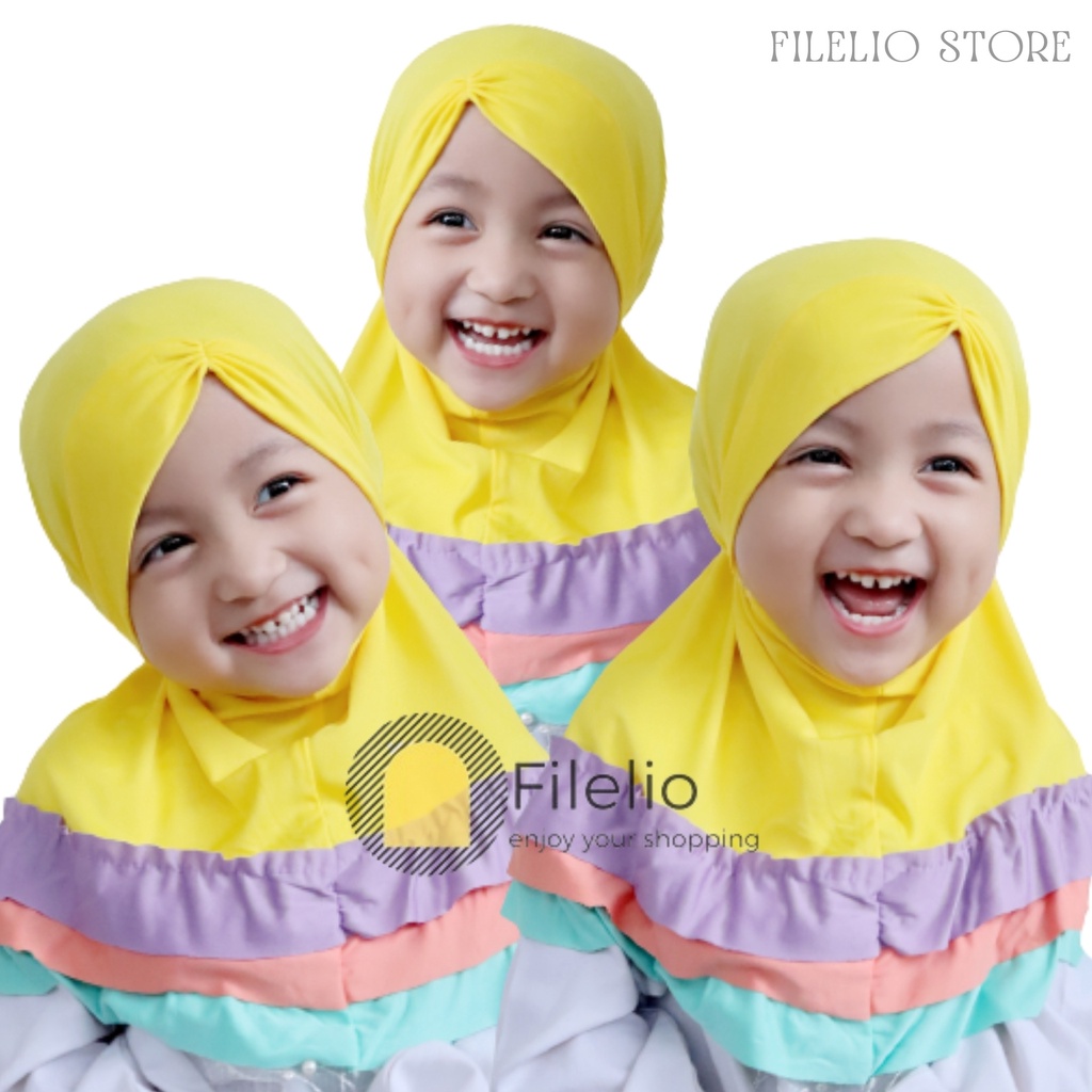 TERMURAH Kerudung Anak 1 tahun Gotik Pelangi Hijab Anak 2 Tahun Murah Terbaru Krudung Anak Bayi