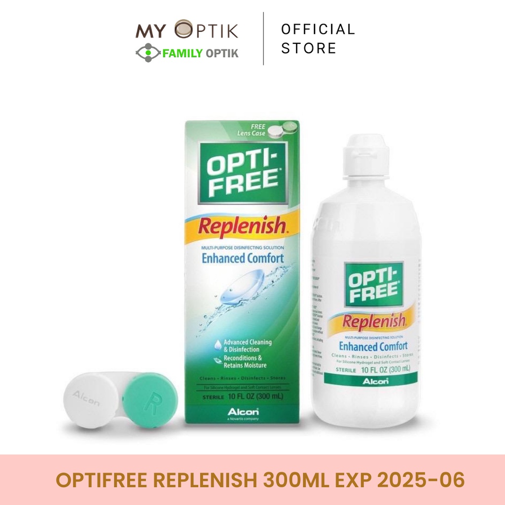 Optifree Replenish 300ml solution air softlens