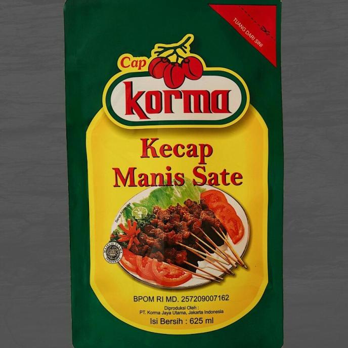 

Kecap Manis Sate Cap Korma Pouch 625 ml