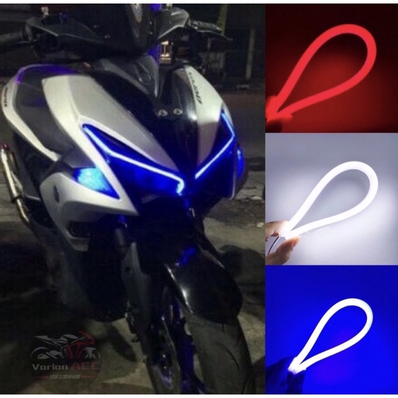 LAMPU ALIS LED DRL MOTOR 30CM DRL FLEXIBLE NON RUNNING