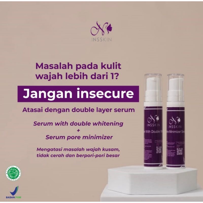 SERUM PORE MINIMIZER|SERUM DOUBLE WHITENING BPOM NEW NSSKIN