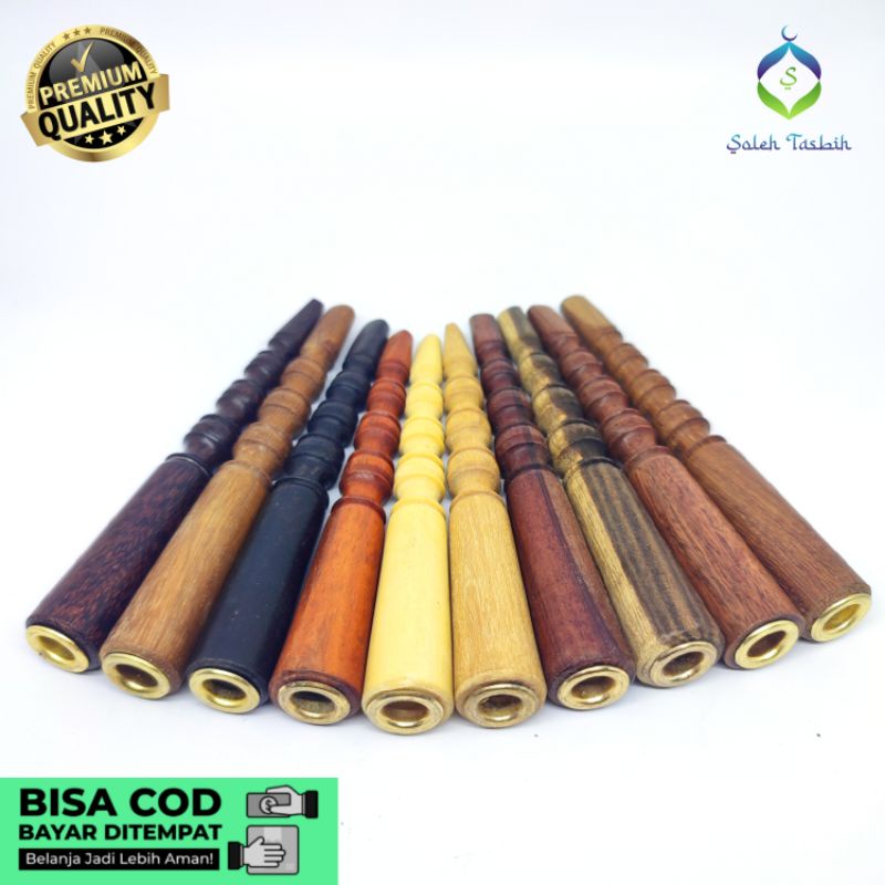 Once Pipa Rokok Kayu Nusantara Motif Profil Panjang 12cm, Varian 11 jenis Kayu Nusantara ORIGINAL