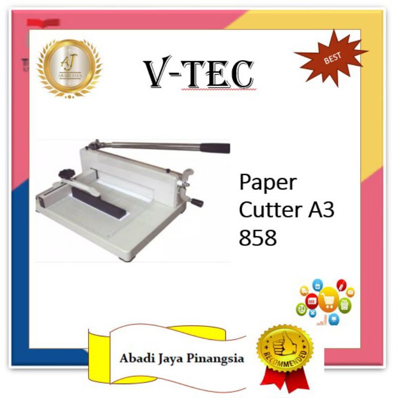 

V-TEC PAPER CUTTER A3 858