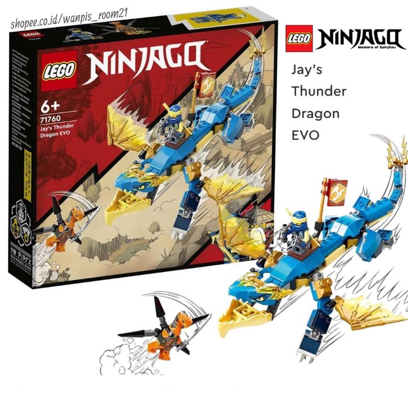 LEGO 71760 Ninjago Jay's Thunder Dragon EVO - Lego Ninjago