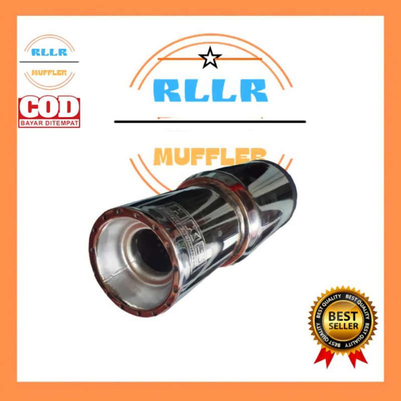 KNALPOT MOBIL RACING HKS GRONEL CRHOME  SUARA NGEBAS  TERLARIS