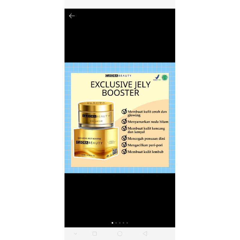 Free Gift Cleora beauty Exclusive Jelly Booster