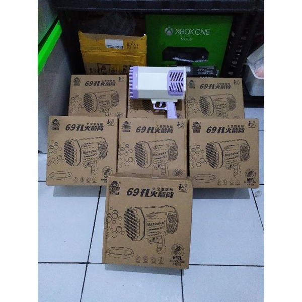 Bazooka Bubble Gun 64 Lubang Viral Gan