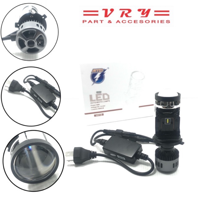 Lampu LED RTD M01B Proyektor H4 | Shopee Indonesia
