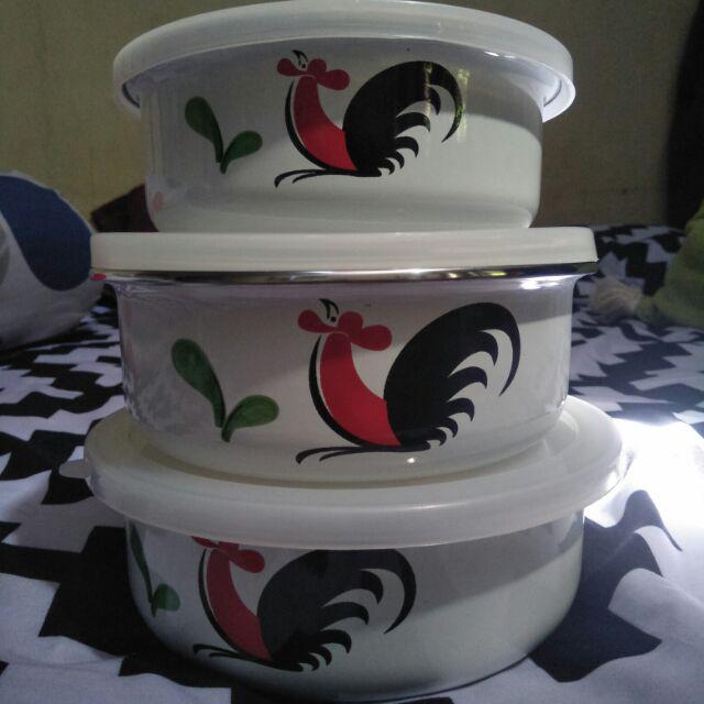 Mixing Bowl Susun 3 Ayam Jago