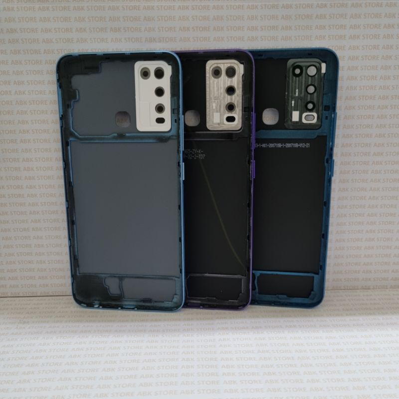 Kesing Casing Housing Fullset Backdoor Tulang Tengah Bezzel Bezel Vivo Y50 Y30 Y30i Original