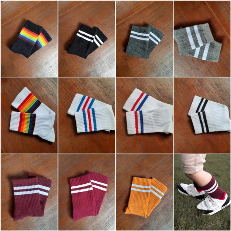 KAOS KAKI ANAK &amp; BAYI (ALL SIZE 1-5 TAHUN) | KAOS KAKI OLD-SCHOOL