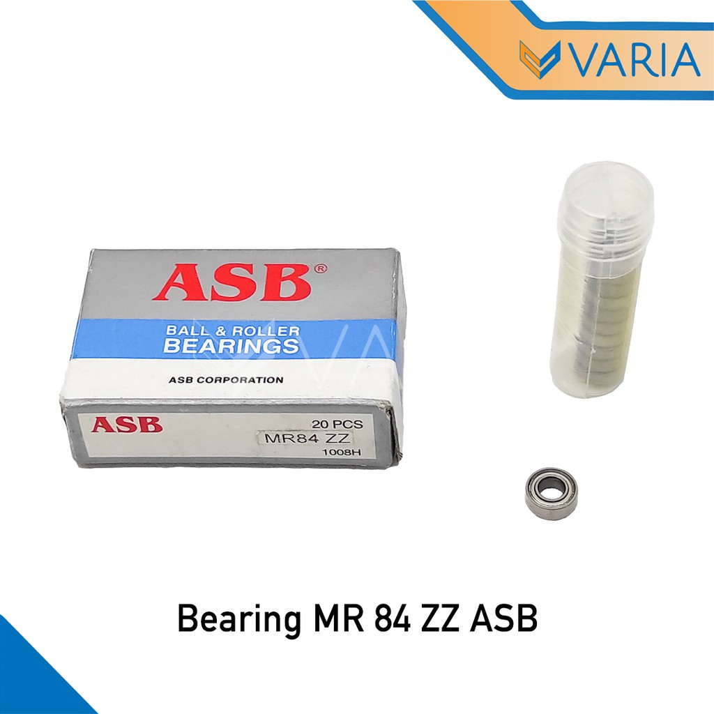 Bearing Laher Miniatur MR 84 ZZ ASB 4 x 8 x 2