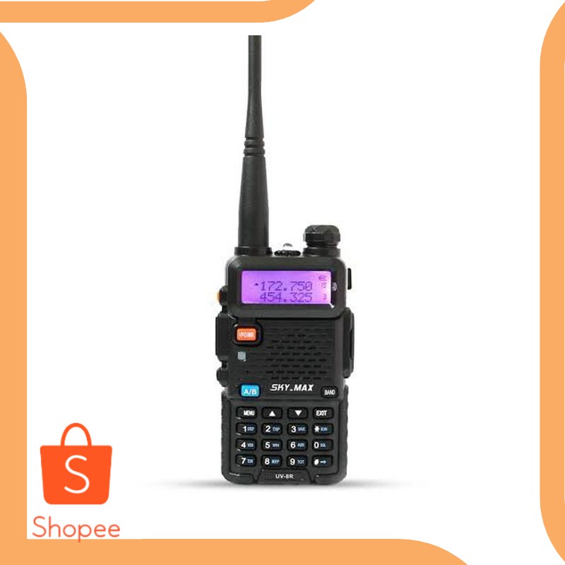 Jual tools Ht Dual Band Sky Max Uv8 R Fm Radio 20DEZ Murah