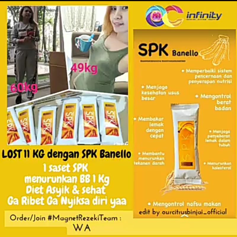 Spk Banelo Minuman Pelangsing Tubuh alami - 5 sachet