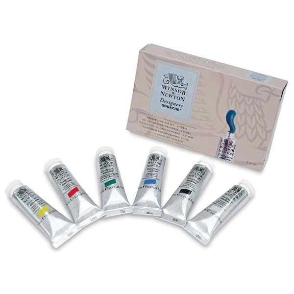 

(TERLARIS) Winsor & Newton Designers Gouache - Primary Colours Set