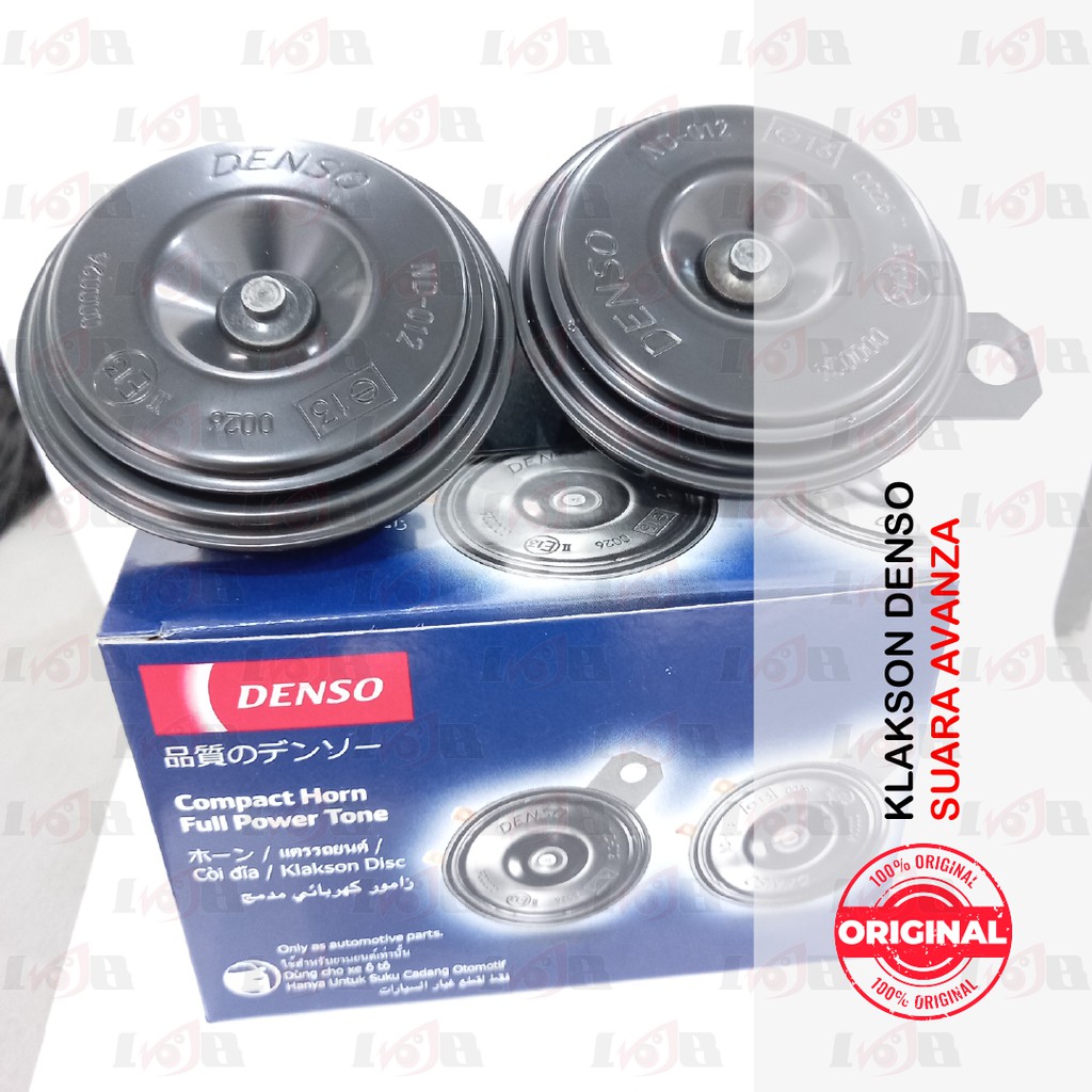 Sepasang Klakson Denso Compact Disc Stereo Tone Suara Mobil Avanza