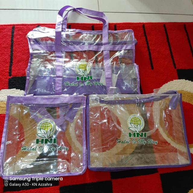 Tas Transparan berlogo HNI