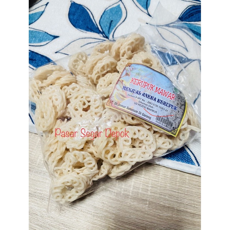 

Kerupuk Mawar mentah 250gr tinggal goreng - Pasar Segar Depok