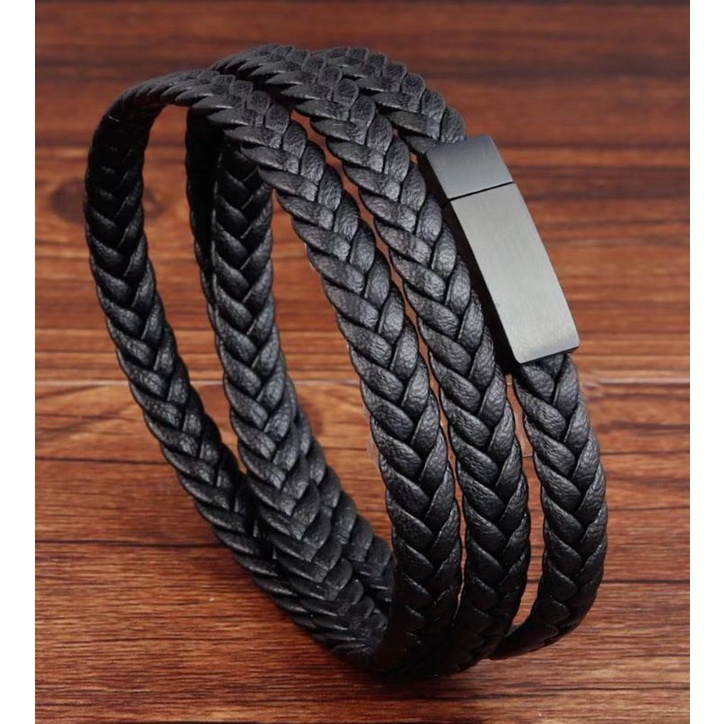 GELANG PRIA KULIT ASLI MONTBLANC